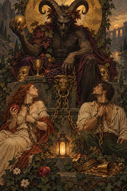 Ilustração artística de O Diabo