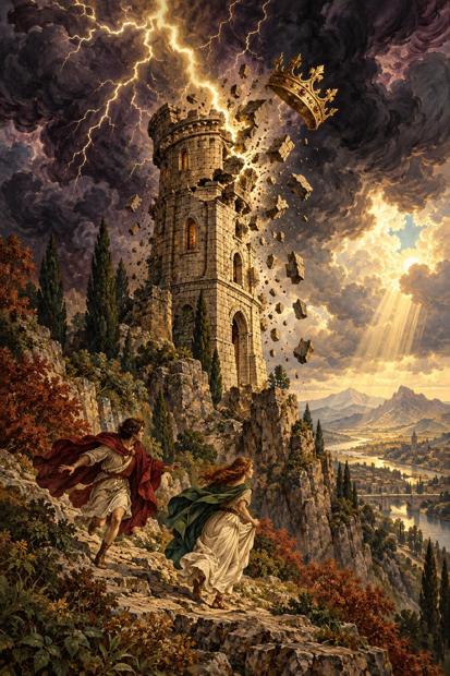 Ilustração artística de A Torre